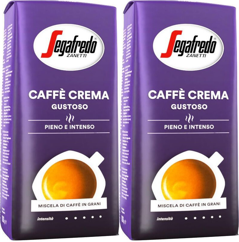 2x Kawa ziarnista Segafredo Caffe Crema Gustoso, 1kg