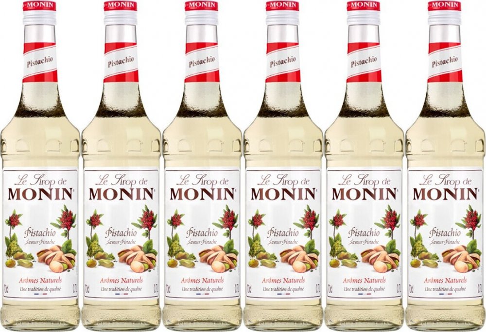 6x Syrop Monin Pistachio, pistacjowy, 700ml