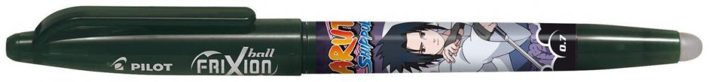 Pióro kulkowe wymazywalne Pilot Frixion Ball Naruto Sasuke, 0.7mm, czarny
