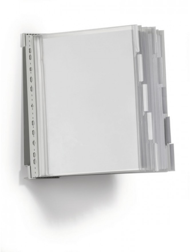 System paneli informacyjnych Durable Function Safe Wall 10, ścienny, A4, 10 paneli, przezroczysty