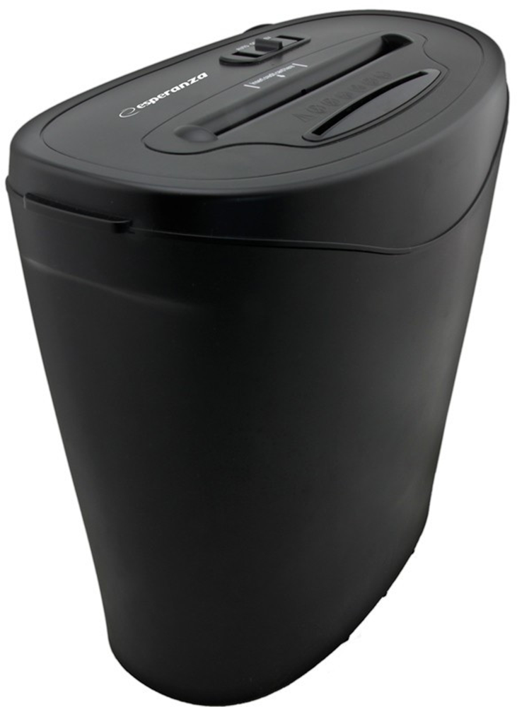 Niszczarka do papieru Esperanza Razor, ścinek 4mm, 10 kartek, P-3 DIN, czarny