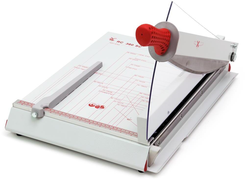 Gilotyna Argo RC 380 SC, 40 kartek, biały