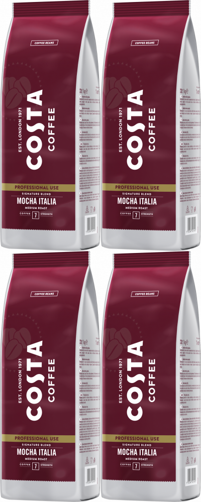 4x Kawa ziarnista Costa Professional Signature Blend Medium, 1kg