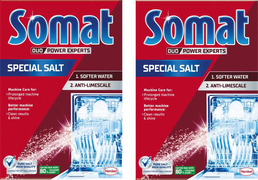 2x Sól do zmywarek Somat, 1.5kg