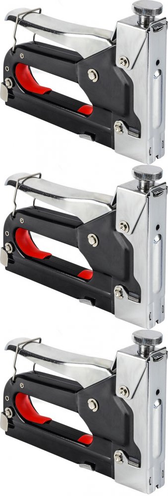 3x Zszywacz tapicerski/taker Grand GR-T01, srebrny