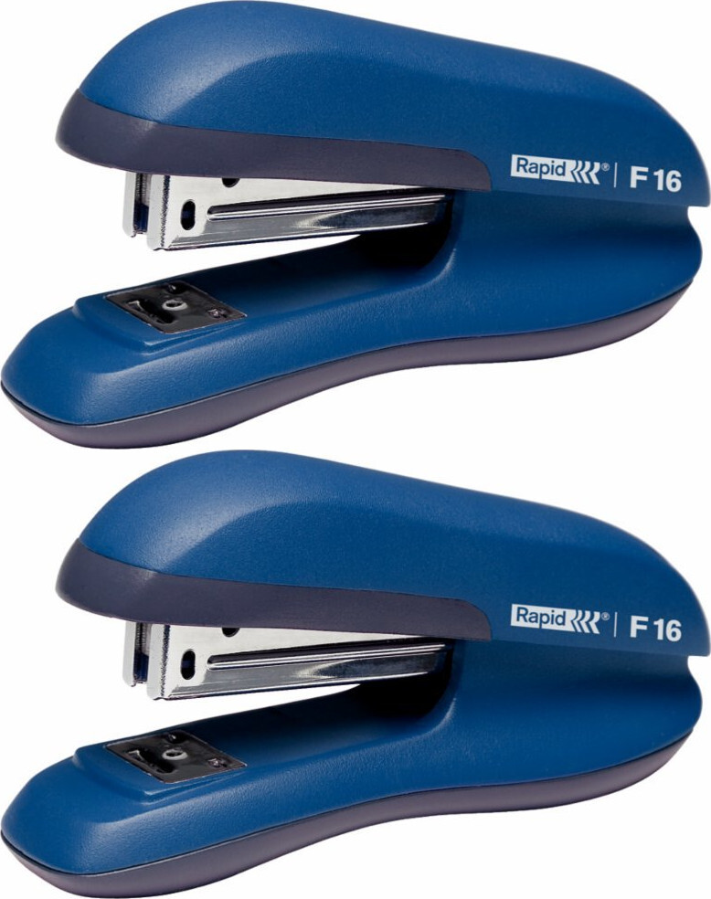 2x Zszywacz Rapid F16, do 30 kartek, niebieski
