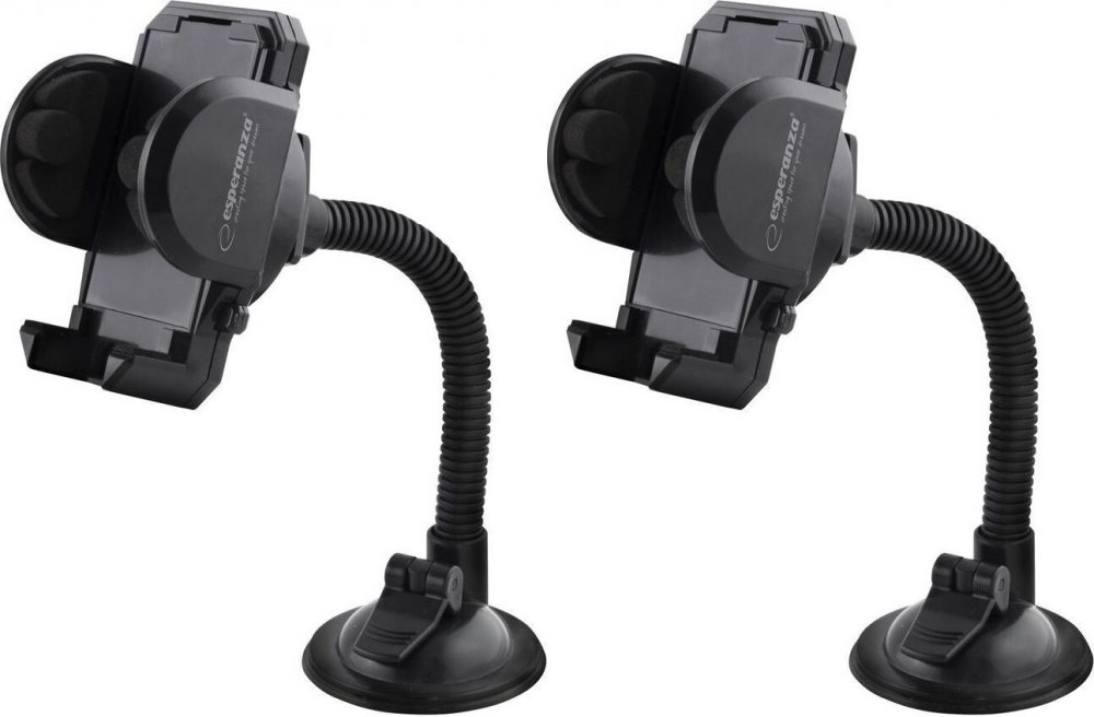 2x Uchwyt samochodowy Esperanza Koala, na telefon, czarny