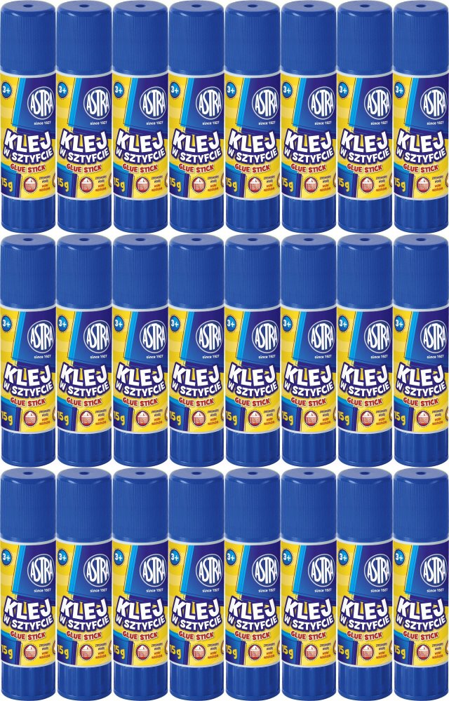 24x Klej w sztyfcie Astra, 15g