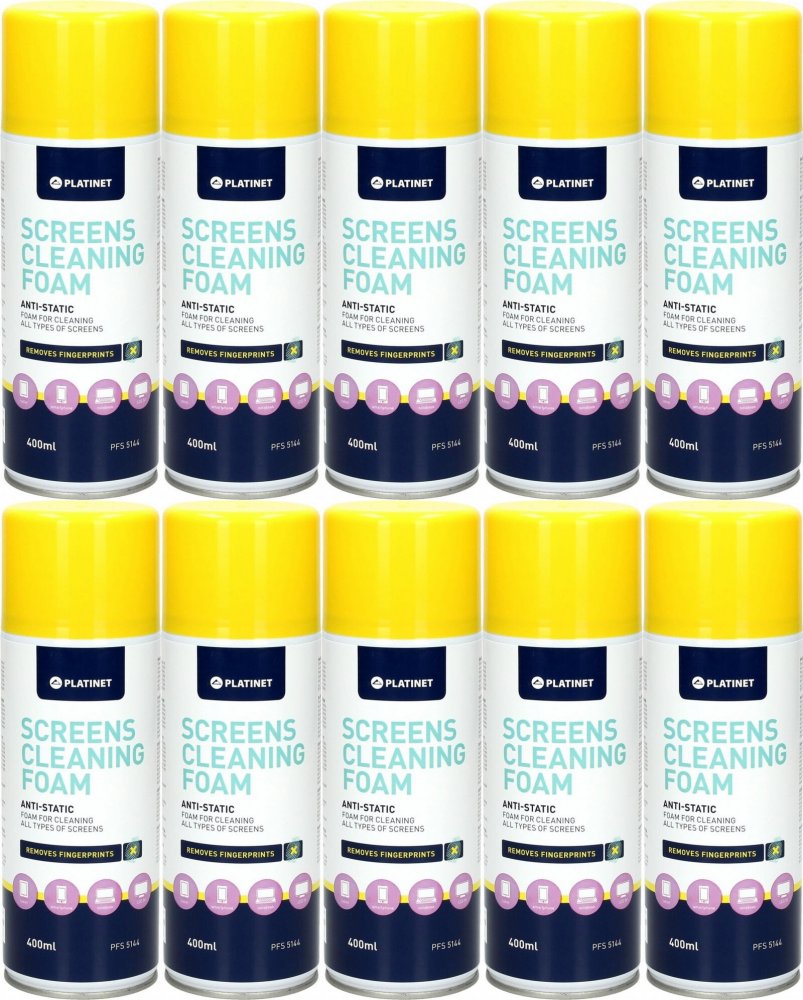 10x Pianka do czyszczenia LCD Platinet PFS5144, 400ml