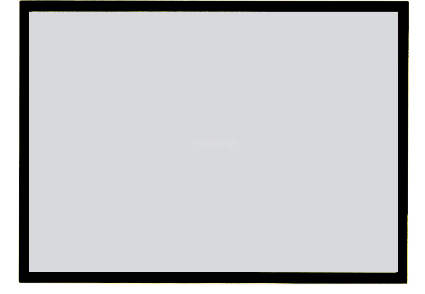 Ramka magnetyczna Magnetoplan, A3, 5 sztuk, czarny