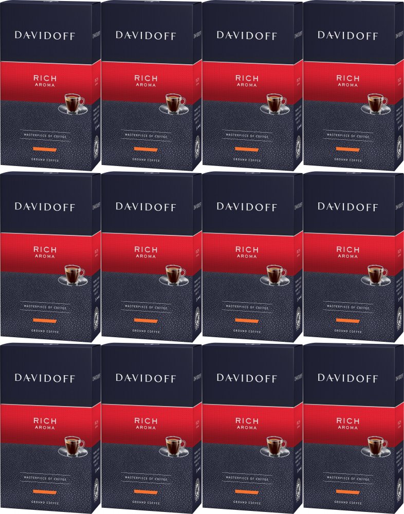 12x Kawa mielona Davidoff Rich Aroma, 250g