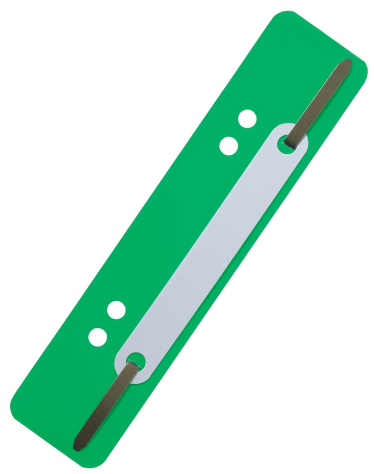 Wąsy skoroszytowe spinające dokumenty Durable, 25 sztuk, zielony