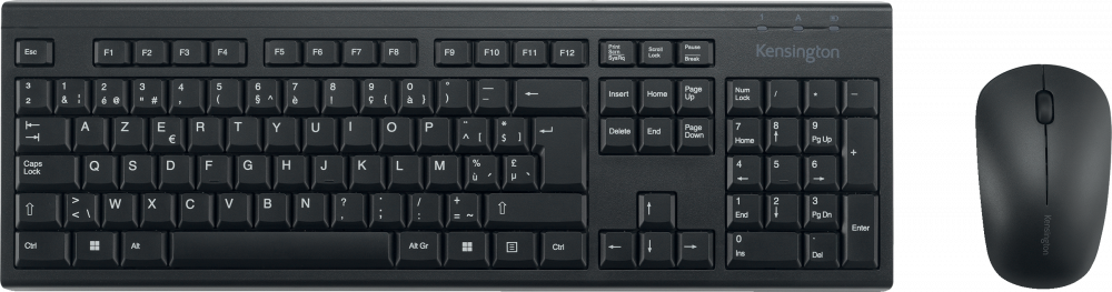 Klawiatura i mysz bezprzewodowa Kensington KM150 EQ, czarny
