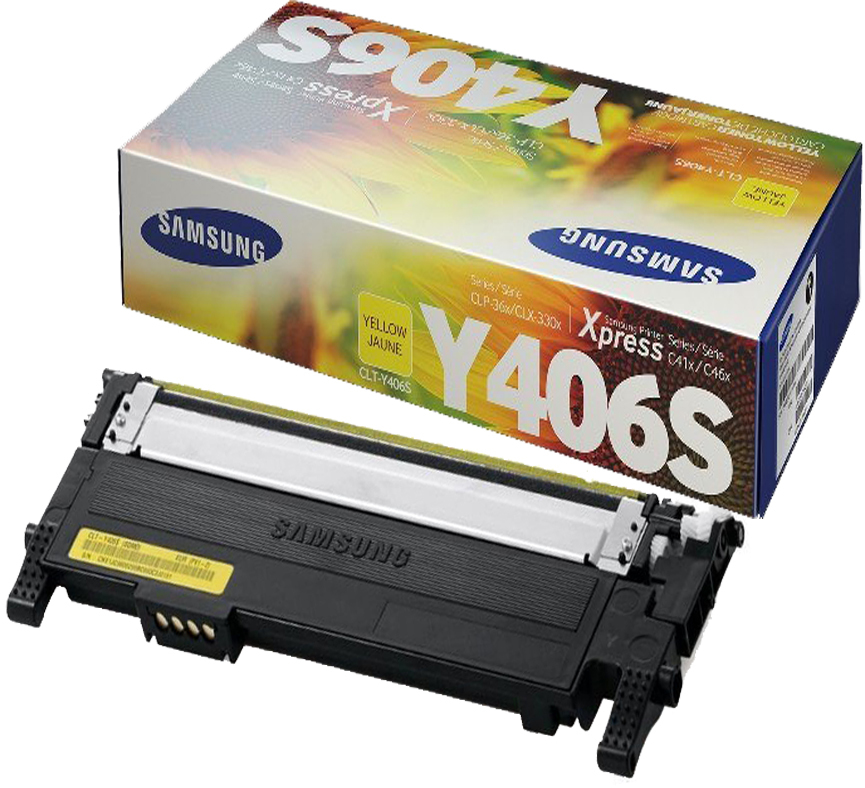 Toner Samsung (CLT-Y406S), 1000 stron, yellow (żółty)