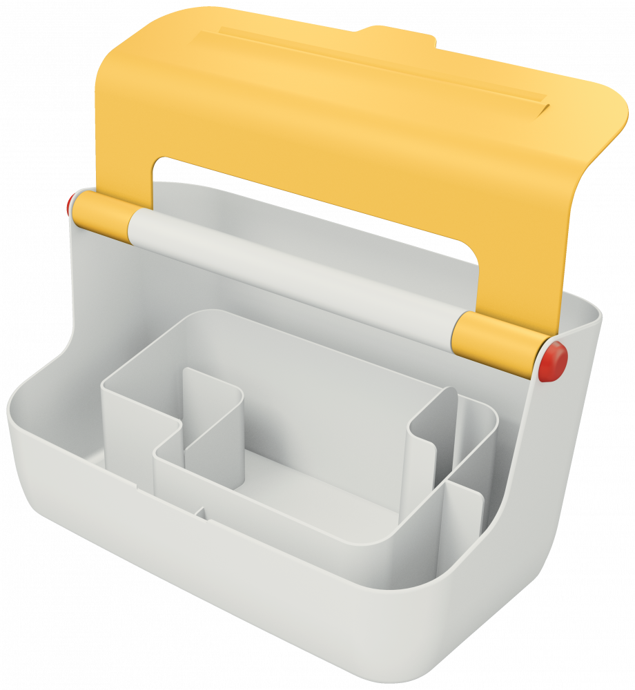 Pojemnik z uchwytem Leitz Cosy, żółty