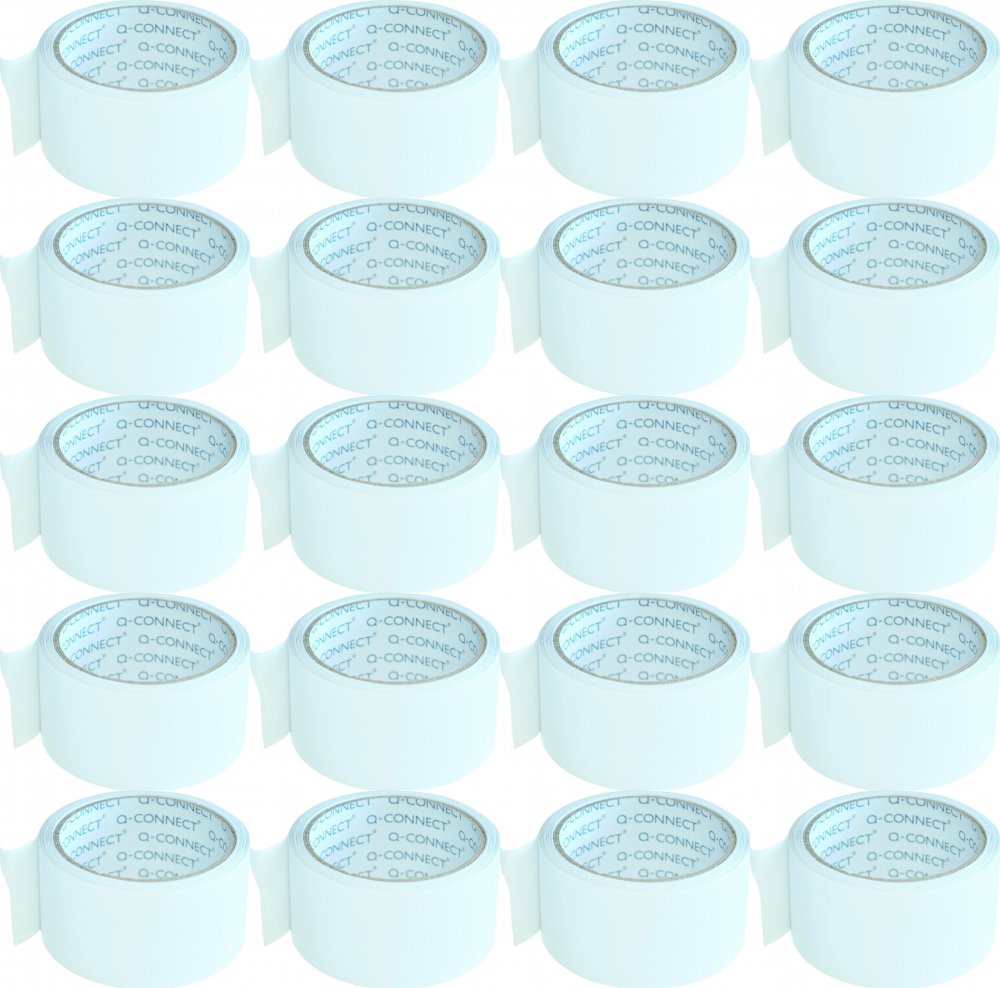 20x Taśma dwustronna Q-Connect, 50mm x 10m, przezroczysty