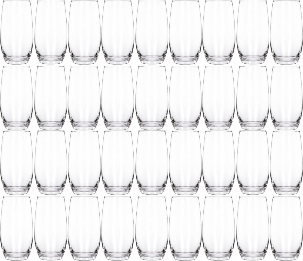 6x Szklanki wysokie Altom Design Diamond, 360ml, szkło, 6 sztuk, przezroczysty