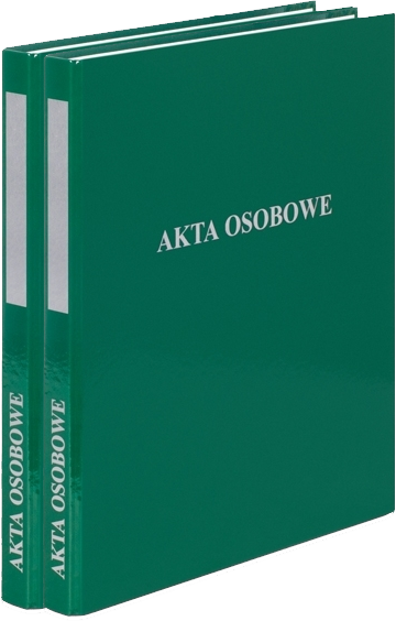 2x Segregator ringowy VauPe do akt osobowych, A4, 20mm, 2 ringi, zielony