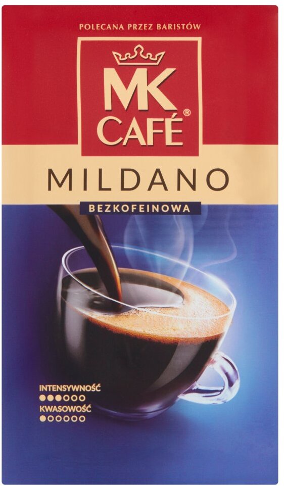 Kawa bezkofeinowa MK Cafe Mildano, mielona, 250g