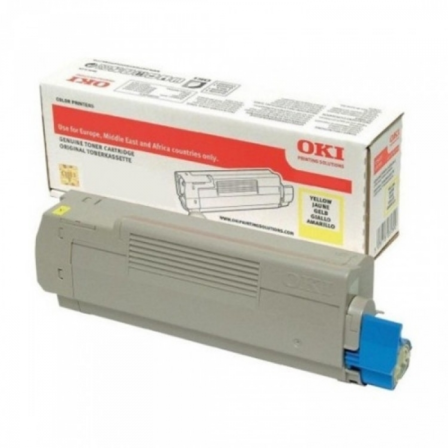 Toner Oki (46507505), 6000 stron, yellow (żółty)