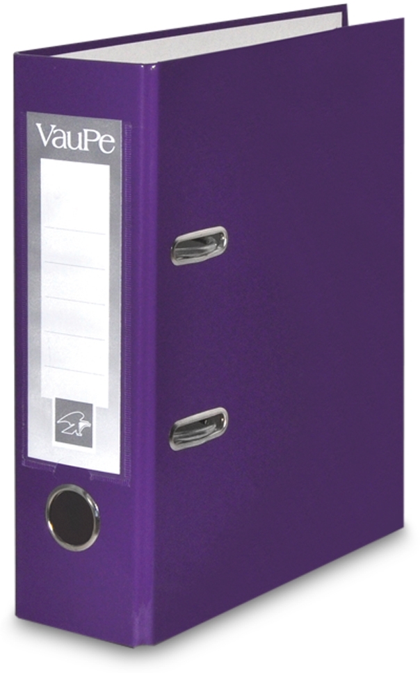 Segregator A5 VauPe FCK, 75mm, do 500 kartek, fioletowy