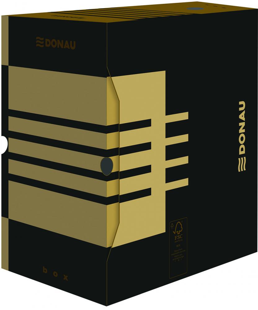 Pudło archiwizacyjne Donau, A4, 200mm, brązowy