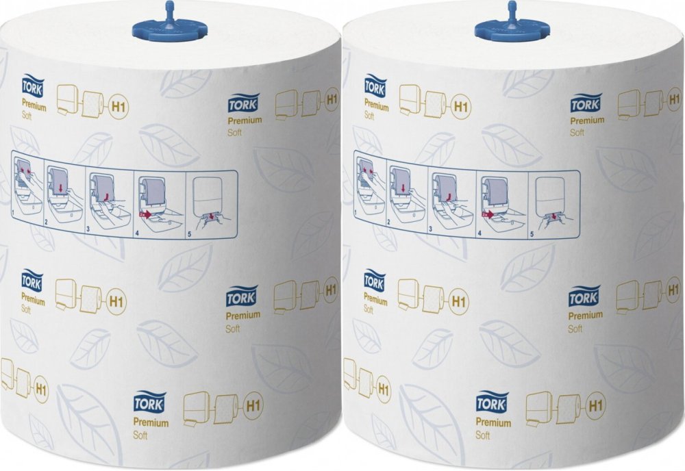 2x Ręcznik papierowy Tork 120016 Matic ekstra, H1, miękki, 2-warstwowy, w roli, 120m, 1 rolka, biały