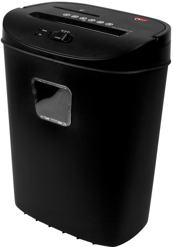 Niszczarka do papieru Opus CS 2212 CD, ścinek 4x35mm, 12 kartek, P-4/Tx-1/Ex-2 DIN, czarny