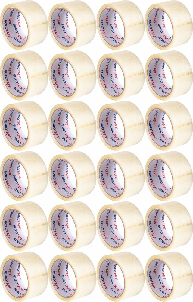 24x Taśma pakowa Dalpo TPU, 48mmx66m, hot-melt, transparentny