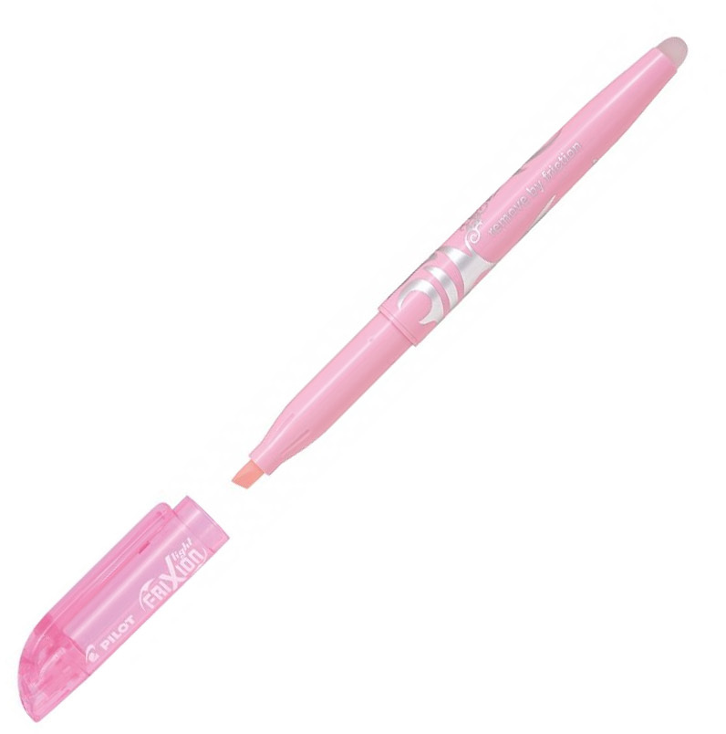 Zakreślacz wymazywalny Pilot, Frixion Light Soft, ścięta, 4mm, różowy pastelowy