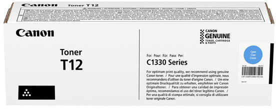 Toner Canon T12 (5097C006), 5300 stron, cyan (błękitny)