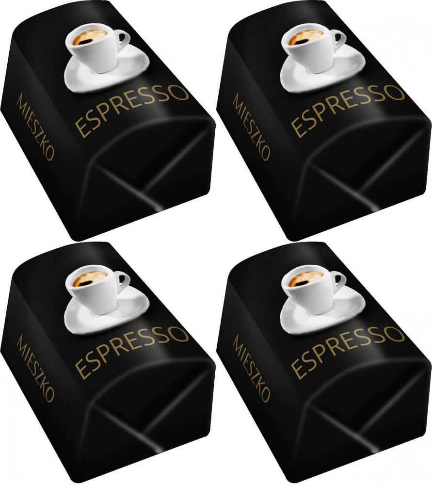 4x Czekoladki Mieszko Espresso, kawowy, 1.6kg