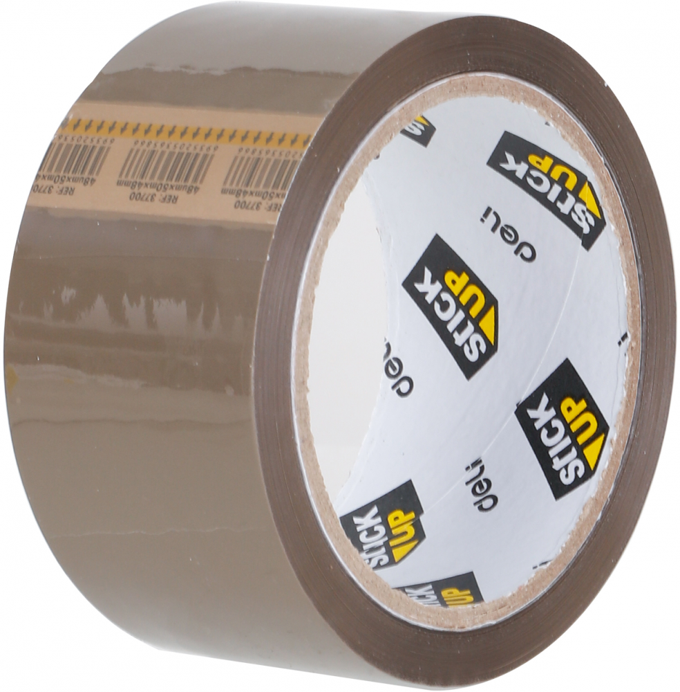Taśma pakowa Deli Stick Up, akryl, 48mmx50m, brązowy