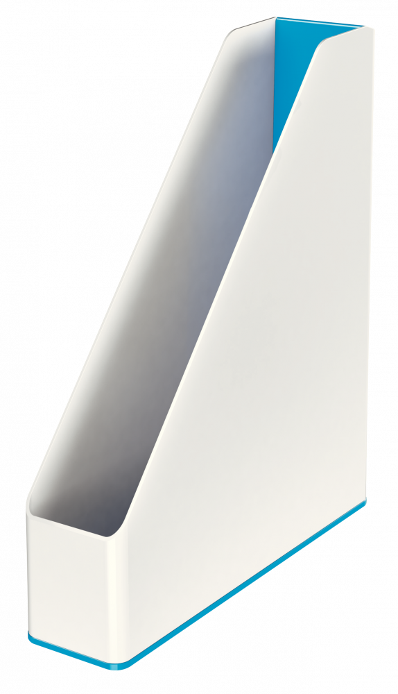 Organizer na dokumenty Leitz WOW, dwukolorowy, A4, 73mm, biało-niebieski