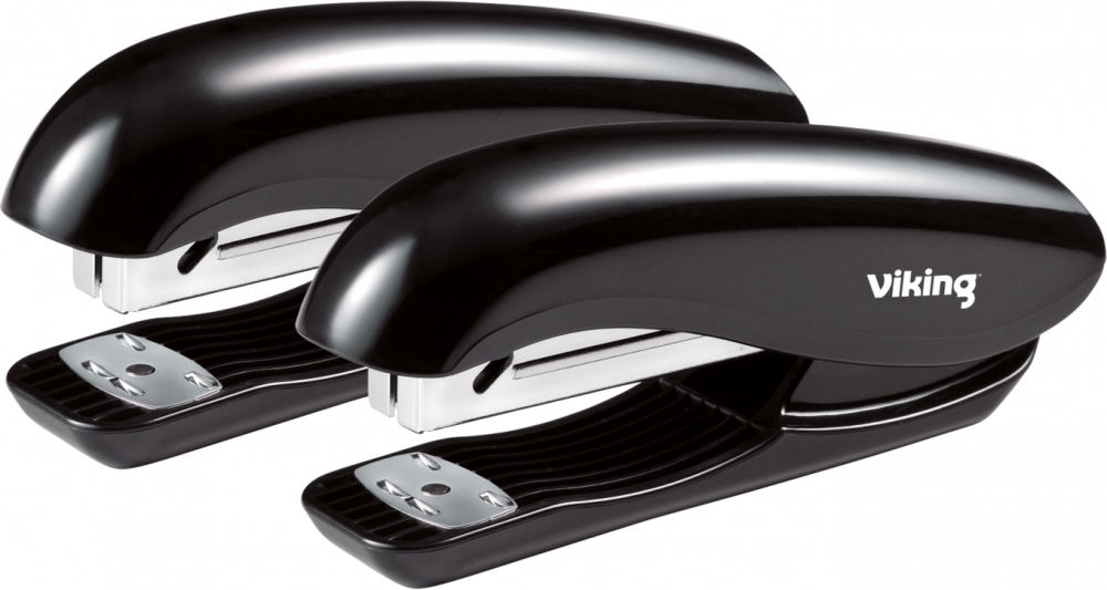 2x Zszywacz Viking, do 20 kartek, czarny