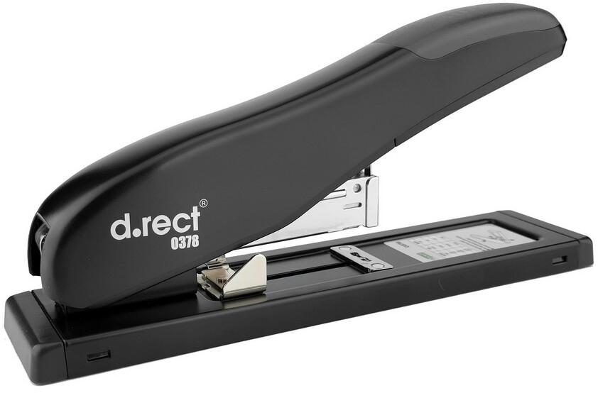 Zszywacz D.Rect Heavy Duty 0378, do 100 kartek, czarny