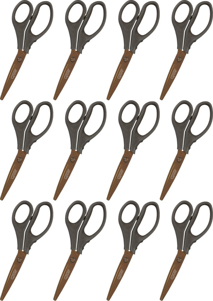 12x Nożyczki tytanowe Grand, 21cm, szary