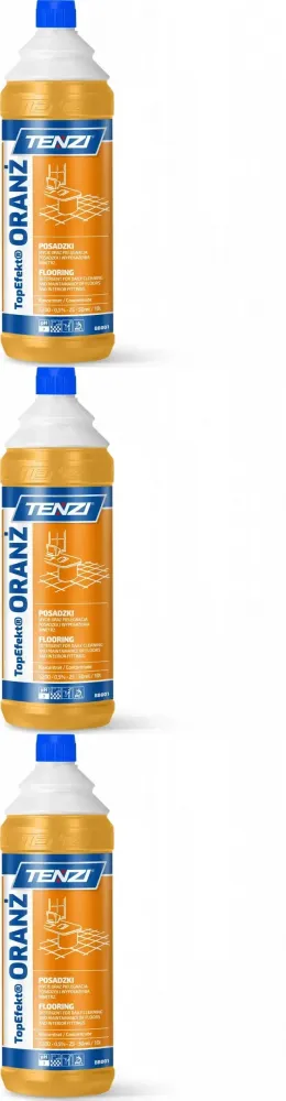 3x Preparat myjąco-pielęgnujący Tenzi TopEfekt Oranż, pomarańczowy, 1l