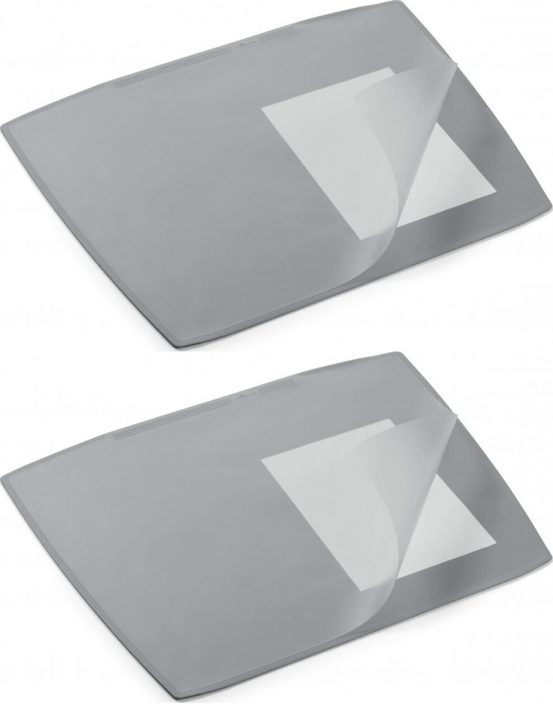 2x Podkład na biurko Durable Artwork, 650x520mm, szary