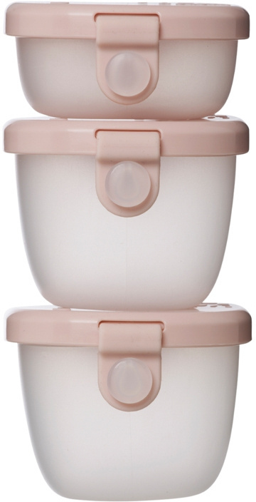 Pojemnik na przekąski B.Box, 3 sztuki, 2x120 ml/1x60 ml, Berry