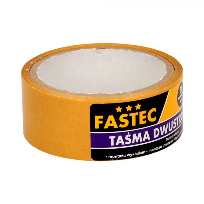 Taśma dwustronna Fastec, Hot-Melt, 48mm x 25m, biały