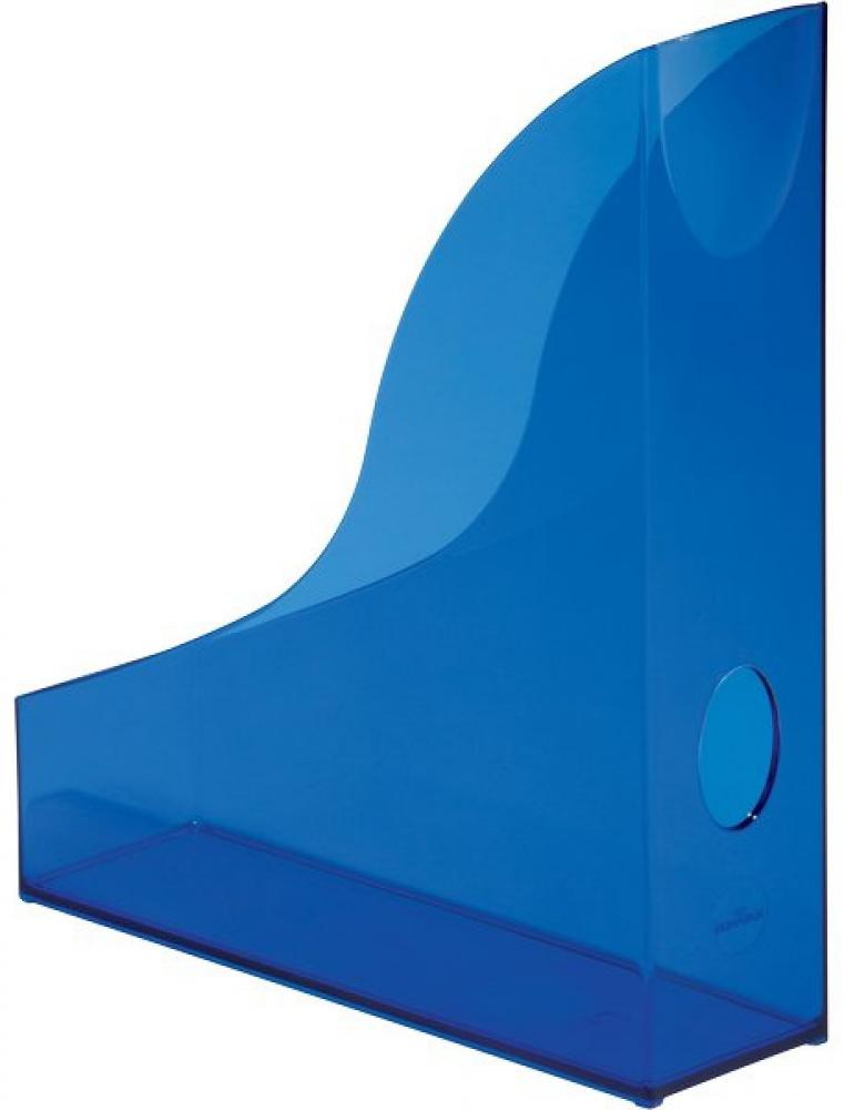 Organizer na dokumenty Durable Basic, A4, 73mm, do 730 kartek, przezroczysty ciemnoniebieski