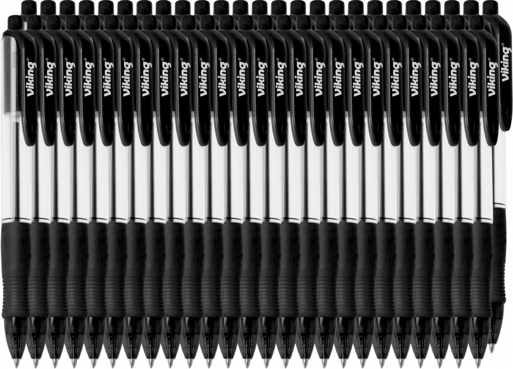 50x Długopis automatyczny Viking, Comfort RT-M, 1mm, czarny