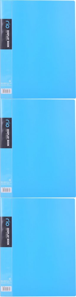 3x Album ofertowy Deli Rio, A4, 10 koszulek, niebieski