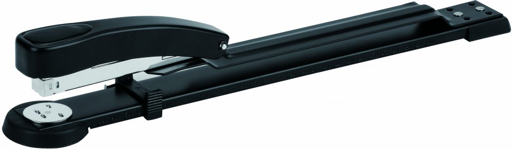 Zszywacz długoramienny D.Rect 0312 50K, do 50 kartek, czarny