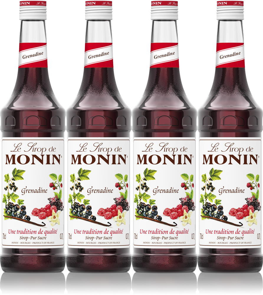 4x Syrop Monin, grenadyna, 700ml
