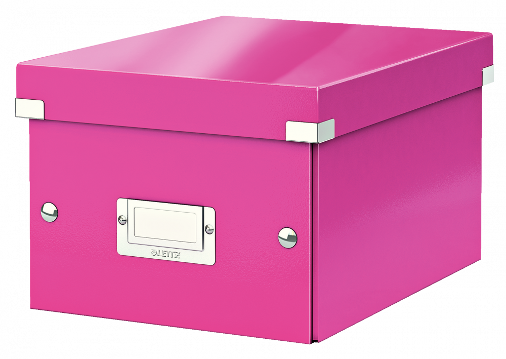Pudełko do przechowywania Leitz Click&Store Wow, A5, różowy