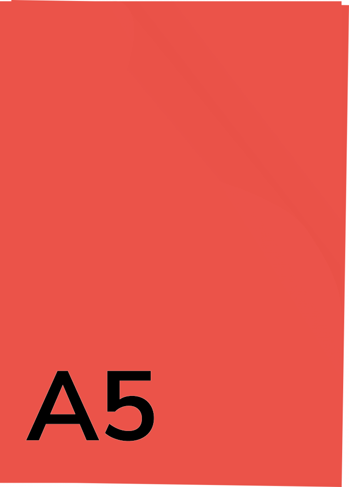 Papier kolorowy Rainbow, A5, 80g/m2, 500 arkuszy, czerwony (R28)