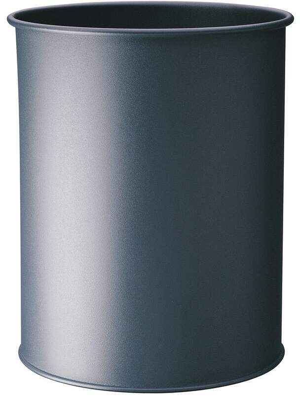 Kosz na śmieci Durable, metalowy, 15l, antracytowy