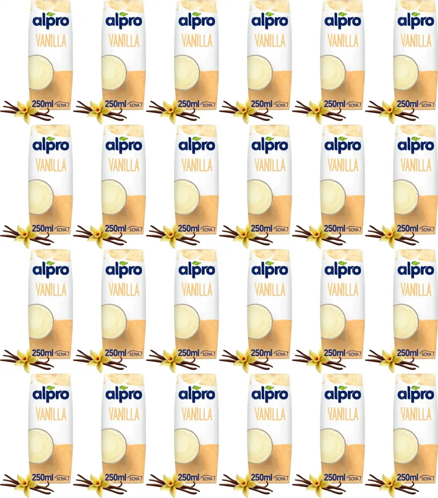 24x Napój sojowy Alpro, o smaku waniliowym, 250ml